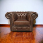 Vintage Leather Club Chair 